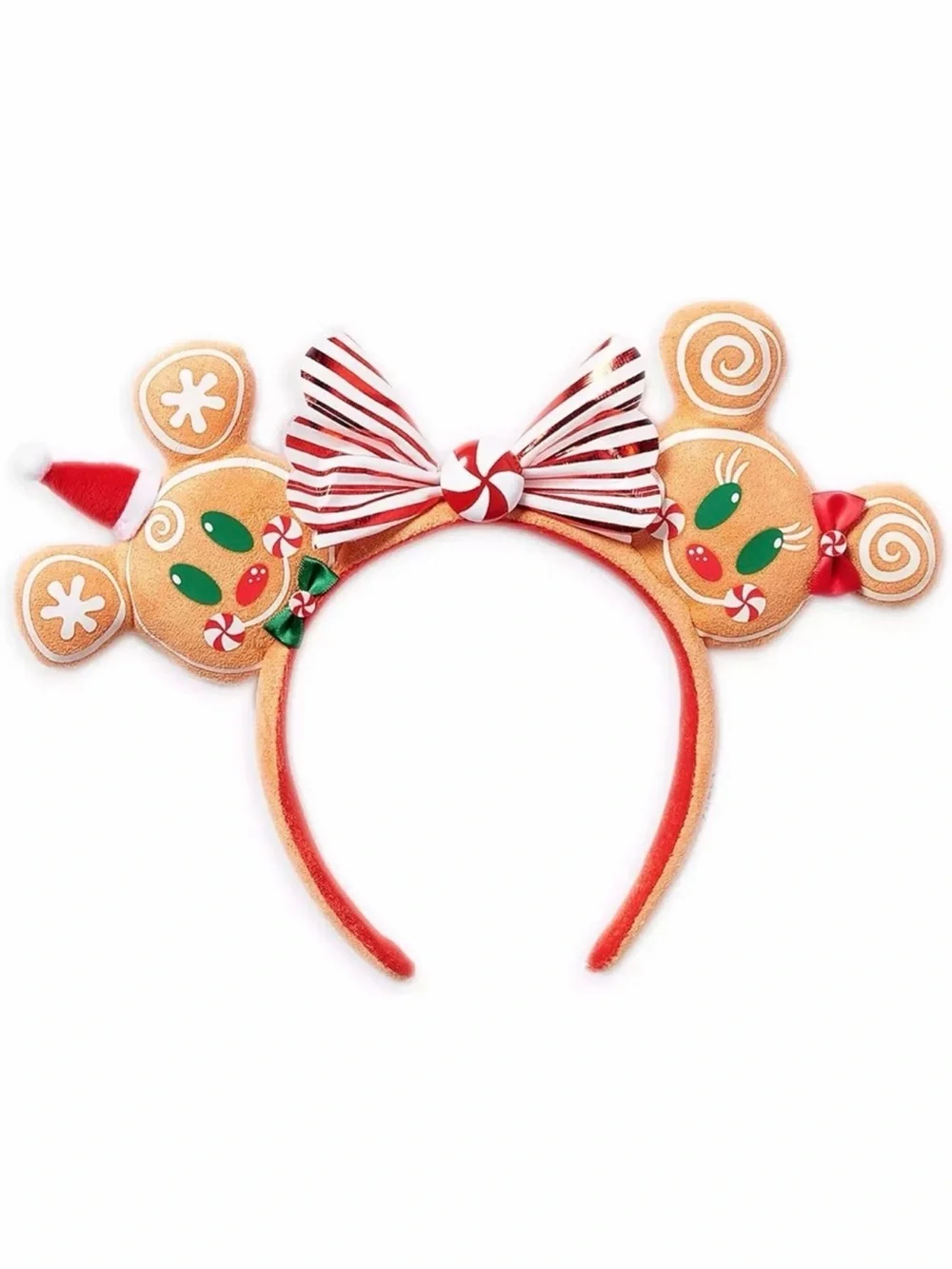 NWT Disney Gingerbread Mouse Ear Headband